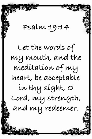 Psalm 19 14 8WB